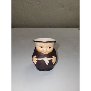 Goebel Mini Toby Mug Friar Tuck Creamer Cup Western Germany 2"